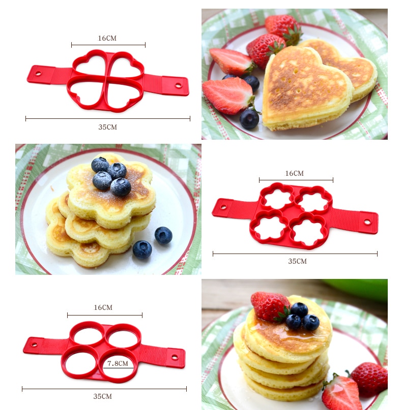 Universal Silicone Egg and Pancake Baking Mold