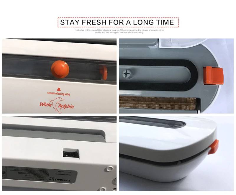 Electric Vacuum Sealer with 10 pcs Food Saver Bags